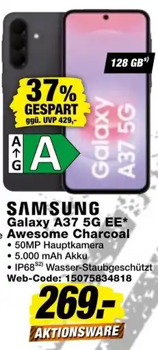expert Techno Land SAMSUNG Galaxy A37 5G EE* Awesome Charcoal Angebot