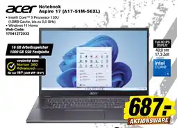 expert Techno Land Acer Notebook Aspire 17 (A17-51M-56XL) Angebot