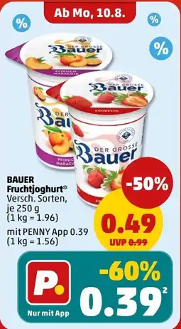 PENNY BAUER Fruchtjoghurt Angebot