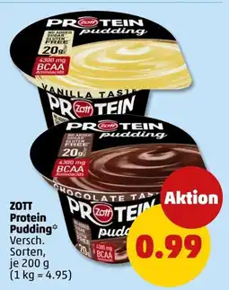 PENNY ZOTT Protein Pudding Angebot
