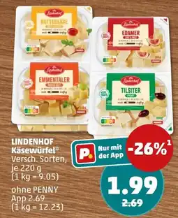 PENNY LINDENHOF Käsewürfel Angebot