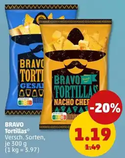 PENNY BRAVO Tortillas Angebot
