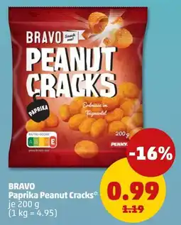 PENNY BRAVO Paprika Peanut Cracks Angebot