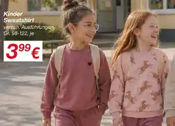KiK Kinder Sweatshirt Angebot
