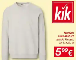KiK Herren Sweatshirt Angebot