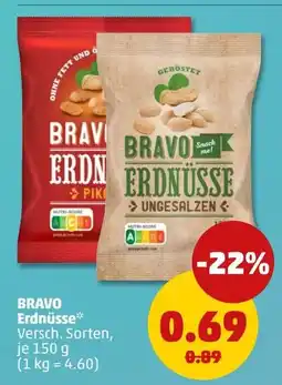 PENNY BRAVO Erdnüsse Angebot
