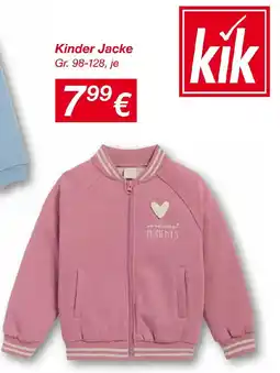 KiK Kinder Jacke Angebot
