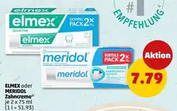 PENNY ELMEX oder MERIDOL Zahncreme Angebot