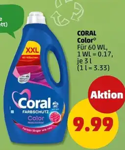 PENNY Coral Farbschutz Color Waschmittel Angebot