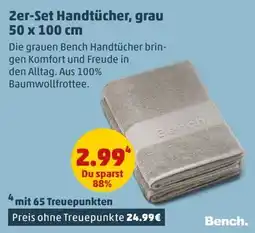PENNY Bench Handtücher, grau Angebot