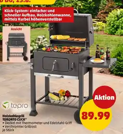PENNY tepro Holzkohlegrill TORONTO CLICK Angebot