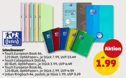 PENNY Oxford Touch European Book A4 Angebot
