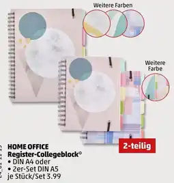 PENNY HOME OFFICE Register-Collegeblock* Angebot