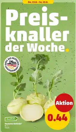 PENNY Deutscher Kohlrabi Angebot