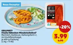 PENNY GRILLPARTY Frische Hähnchen-Minutenschnitzel Angebot