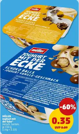 PENNY müller Joghurt mit der Ecke Angebot