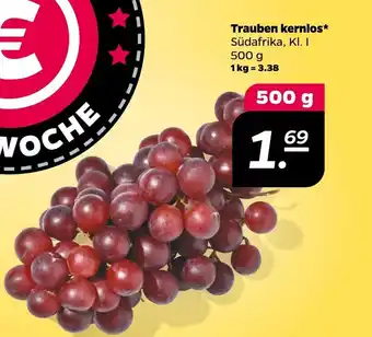 NETTO Südafrika Trauben kernlos 500 g Angebot