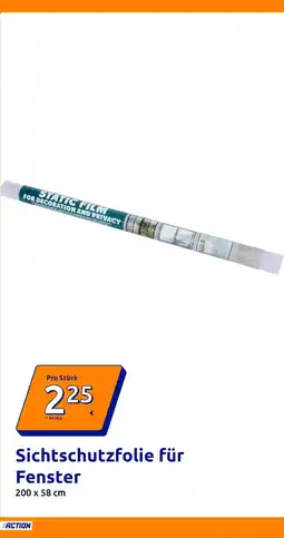 Action Sichtschutzfolie für Fenster Angebot