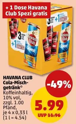 PENNY HAVANA CLUB Cola-Mischgetränk* Angebot