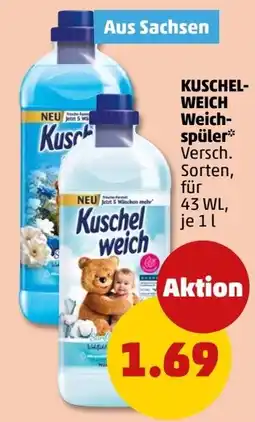 PENNY Kuschelweich Weichspüler Angebot