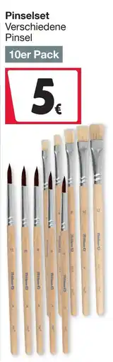 Woolworth Pinselset Verschiedene Pinsel Angebot