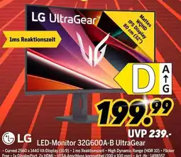 MEDIMAX LG LED-Monitor 32G600A-B UltraGear Angebot