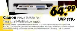 MEDIMAX Canon PIXMA TS6550i 3in1 Tintenstrahl-Multifunktionsgerät Angebot