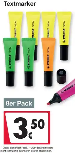 Woolworth Textmarker STABILO NEON Angebot