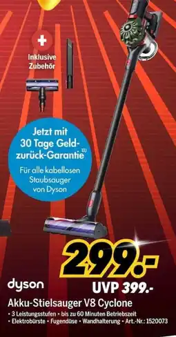 MEDIMAX dyson Akku-Stielsauger V8 Cyclone Angebot