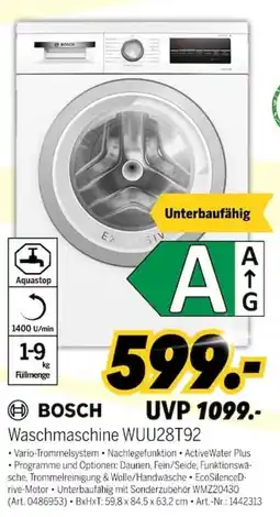 MEDIMAX BOSCH Waschmaschine WUU28T92 Angebot