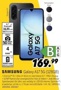 MEDIMAX SAMSUNG Galaxy A17 5G (128GB) Angebot
