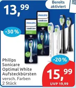 Budni Philips Sonicare Optimal White Aufsteckbürsten Angebot