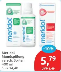 Budni Meridol Mundspülung Angebot
