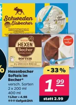 Netto Hexenbecher Softeis im Becher Angebot