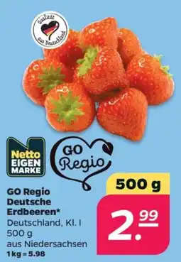 Netto GO Regio Deutsche Erdbeeren* Angebot