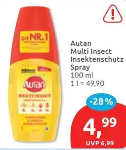 Budni Autan Multi Insect Insektenschutz Spray Angebot