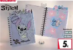 Woolworth Disney Stitch Notizbuch Angebot