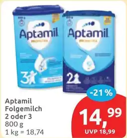 Budni Aptamil Folgemilch Angebot