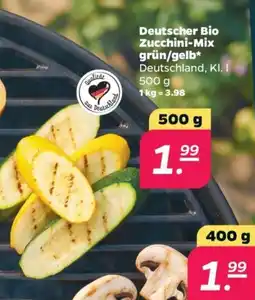 Netto Deutscher Bio Zucchini-Mix grün/gelb* Angebot