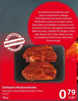 Selgros Schweine Nackensteaks Angebot