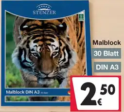 Woolworth STENZER Malblock Angebot