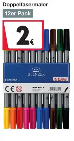 Woolworth Doppelfasermaler STENZER Angebot
