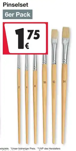 Woolworth Pinselset Angebot