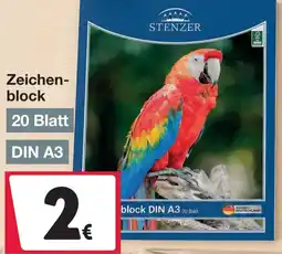 Woolworth Zeichenblock STENZER Angebot