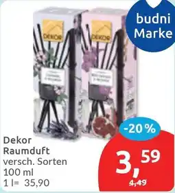 Budni Dekor Raumduft Angebot
