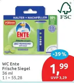Budni WC Ente Frische Siegel Angebot