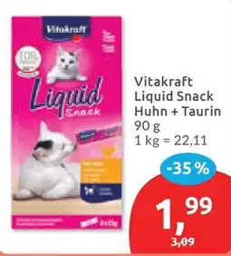 Budni Vitakraft Liquid Snack Huhn + Taurin Angebot