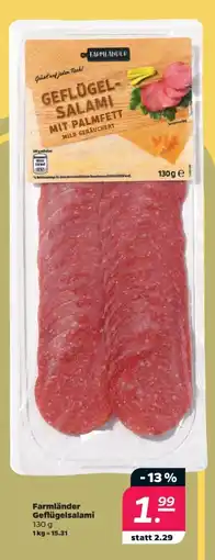 Netto Farmländer Geflügelsalami Angebot