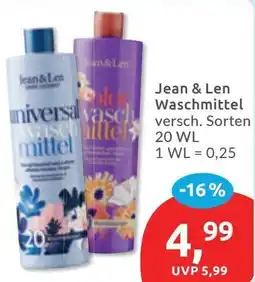 Budni Jean & Len Waschmittel Angebot