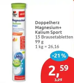 Budni Doppelherz Magnesium+ Kalium Sport Angebot